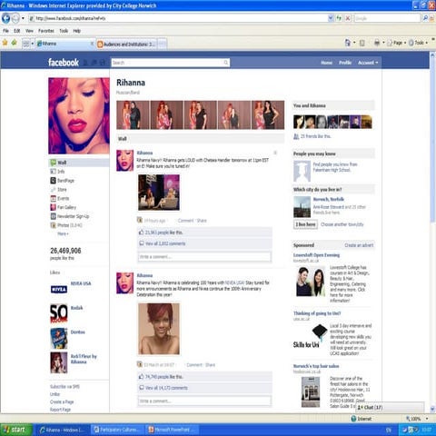 Mood board twitter fb and you tube