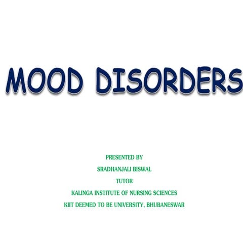 Mood disorder 