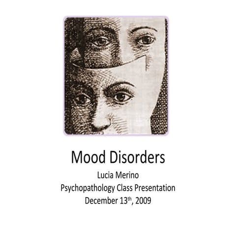 Mood Disorders Presentation