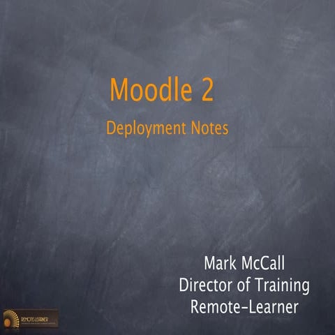 Moodle 2 Top 10 Issues