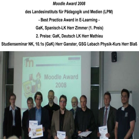 Moodle Award