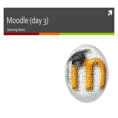 Moodle day 3