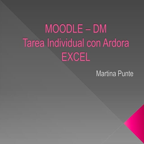 Moodle – DM-Ardora - Martina Punte