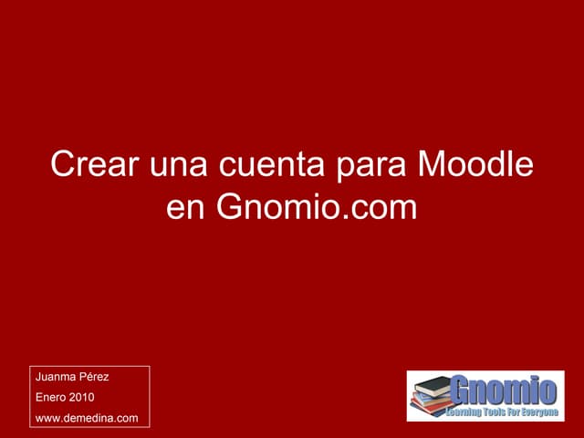 Moodle En Gnomio