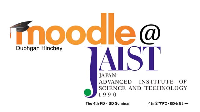  JAIST 4th FD•SD Seminar 2015–2016