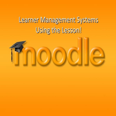 Moodle lesson