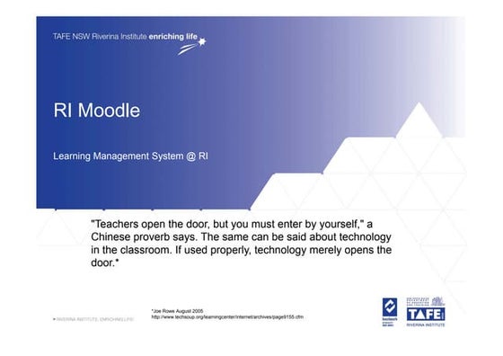 Moodle minutes 4