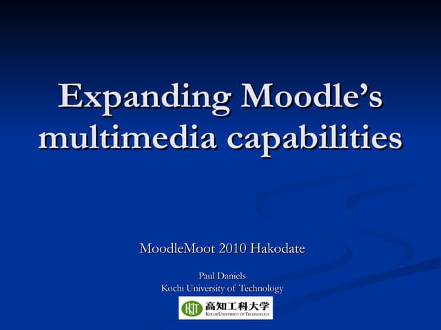 Moodle Moot