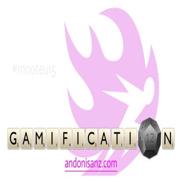 #Moodle + #gamification (Andoni Sanz)