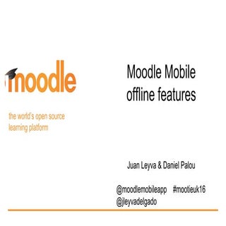 Moodle Mobile offline features