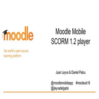 Moodle Mobile SCORM 1.2 player