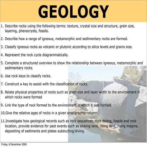 Geology