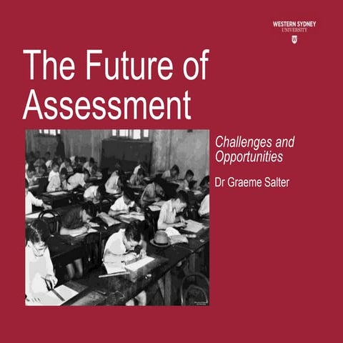 The Future of Assessment - Moodleposium 2015