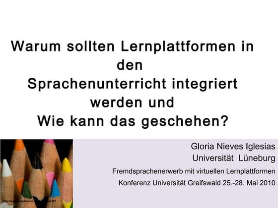 Warum sollten Lernplattformen in den Sprachenunterricht integriert werden 