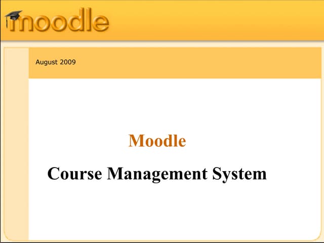 Moodle Introduction