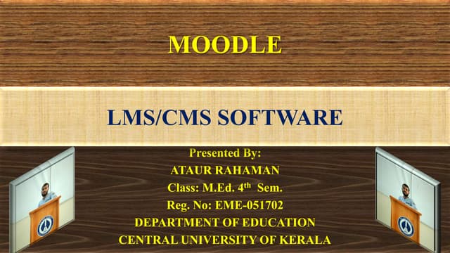 Moodle, Use and Features of Moodle ?
