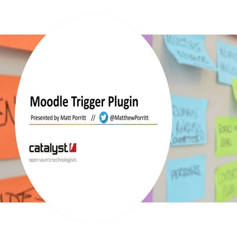 Moodle trigger plugin