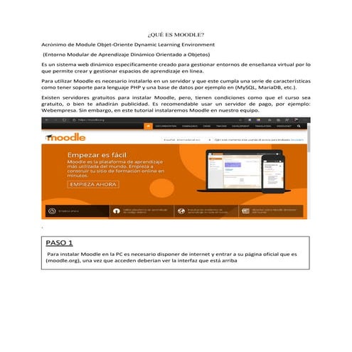 Instalación de Moodle 3.8 | PDF
