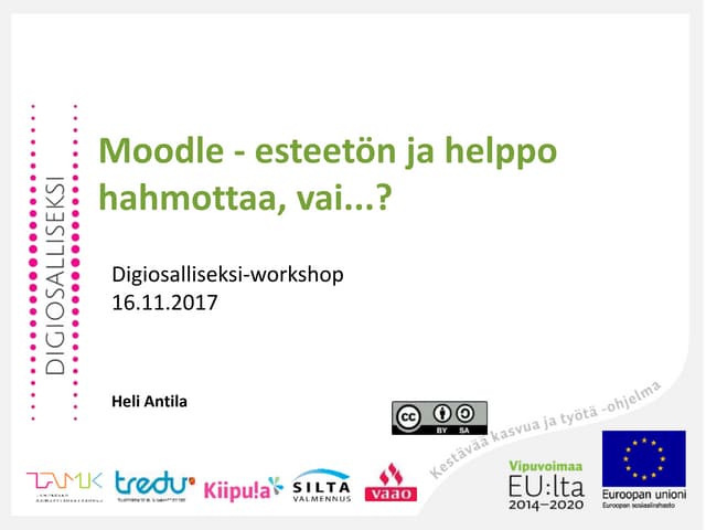 Moodle webinaari 16.11.2017
