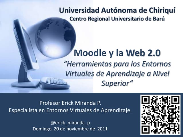 Moodle y la web 2.0 nov  20 de 2011