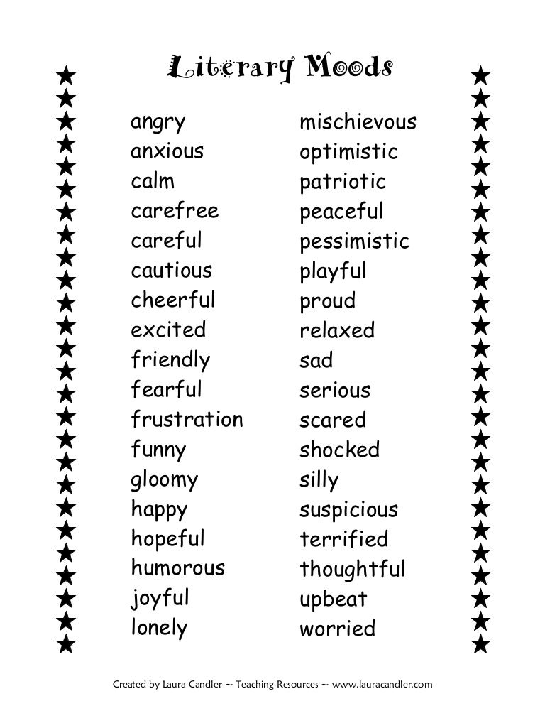 Mood List 1