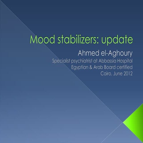 Mood stabilizers: WPA update