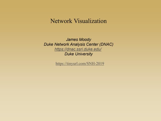 15 Network Visualization and Communities