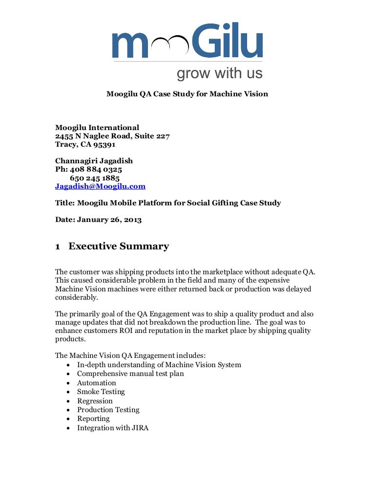 Integration testing case study picture