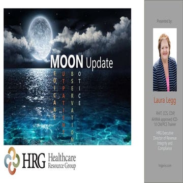 Medicare Outpatient Observation Notice (MOON) Update | PPTX