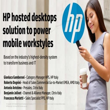 HP Moonshot system