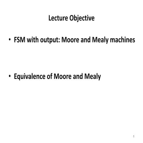 Moore and Mealy Machines Explaine simply