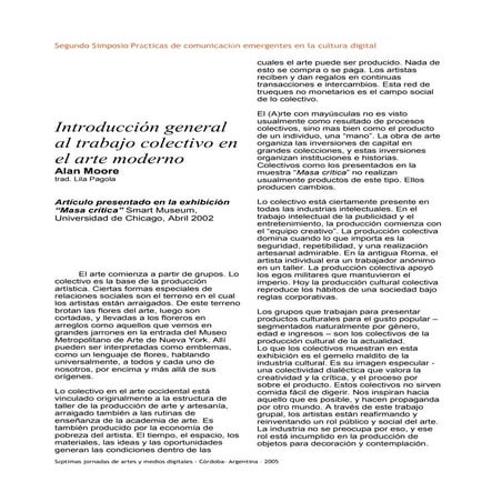 Moore arte colectivo