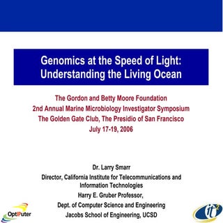 Genomics at the Speed of Light: Und...