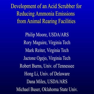 Development of an Acid Scrubber for...