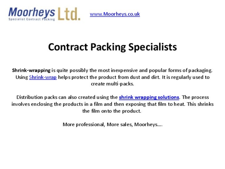Contract Packing