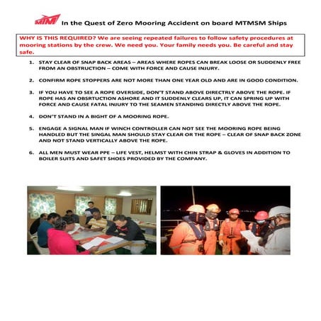 Mooring placard | PDF