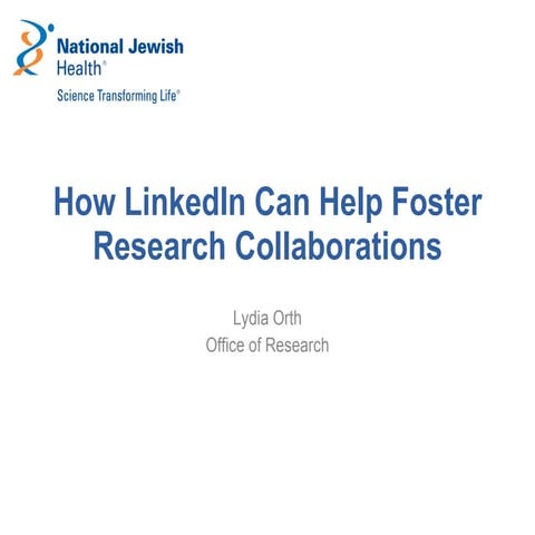 Office of Research LinkedIn Initiative