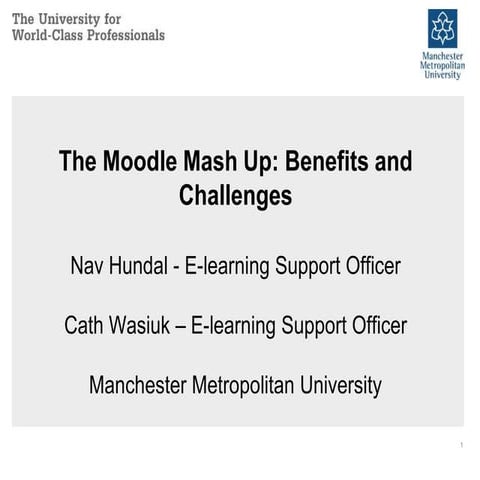 The Moodle Mash Up