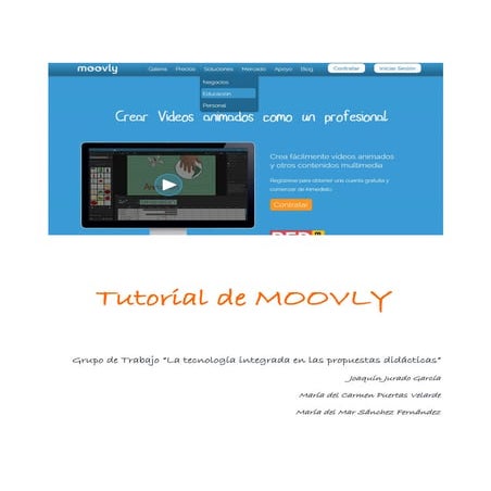Moovly tutorial grupo de trabajo