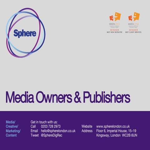 Media Owners and Publishers