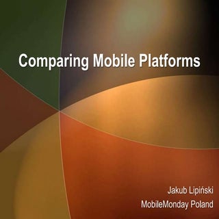 Comparing Mobile Platforms