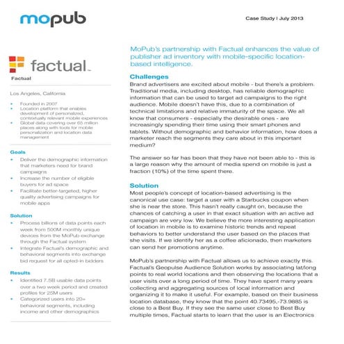 MoPub | Factual Case Study 