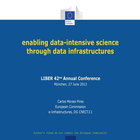 Enabling Data-Intensive Science Through Data Infrastructures