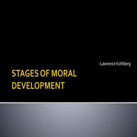 Moral development