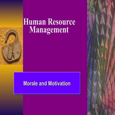 moraleandmotivationforleadership&management