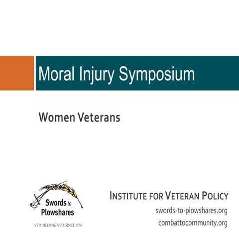 Moral Injury Women Veterans