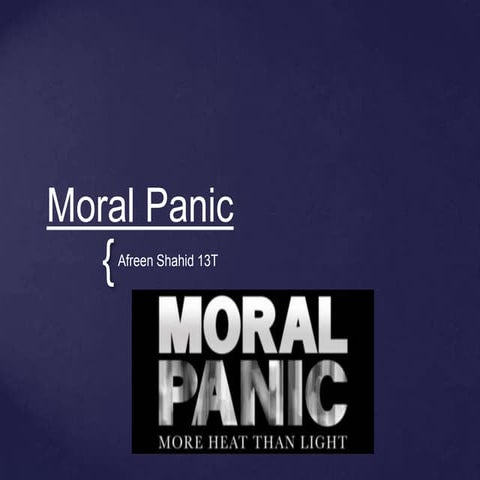 Moral panic