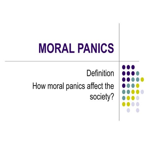 Moral panics