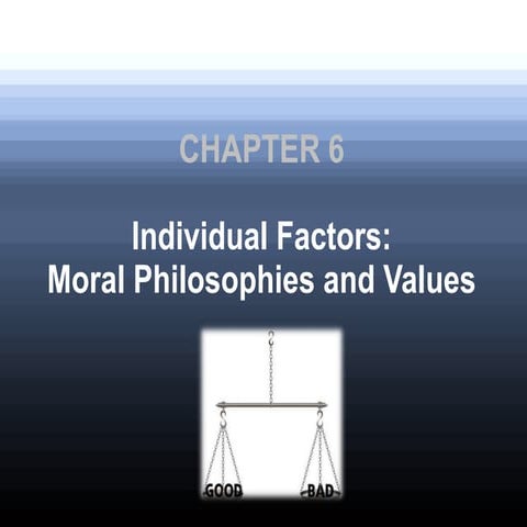 Moral philosophy