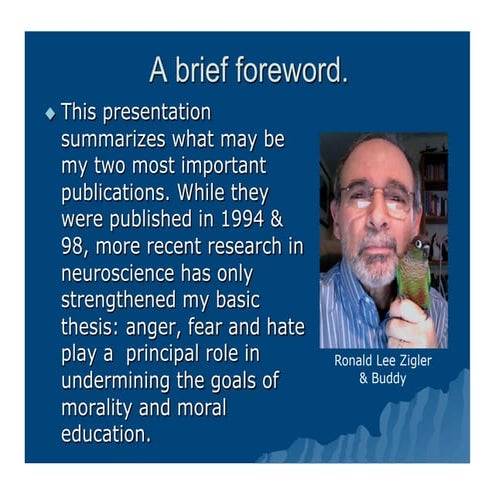 Moral Symmetry & Four Domains Of Moral Education